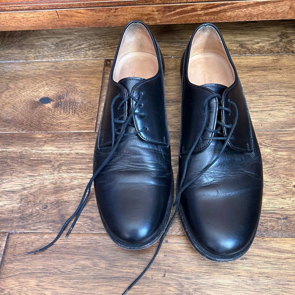 A.P.C. Rue Madame Paris men’s black lace up shoe